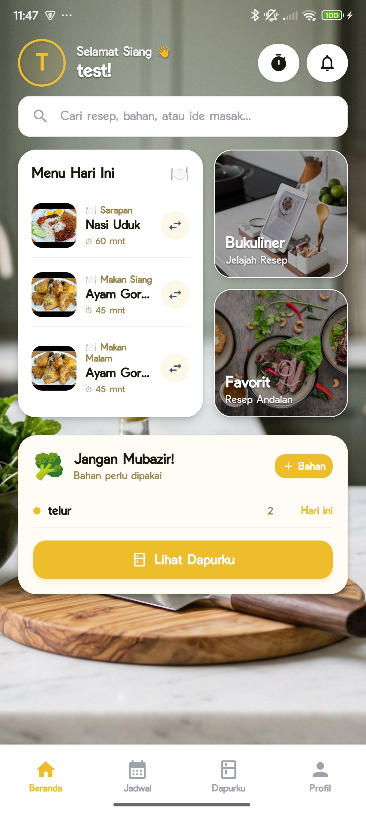 Screenshot Aplikasi MakanApa